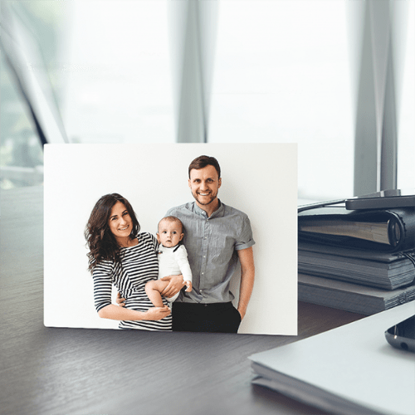 Picture of Custom Desktop Photo Plaque with Personalized Image - Landscape