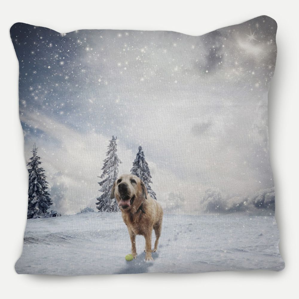 Picture of Adventure Pets Pillow - Winter Wonderland