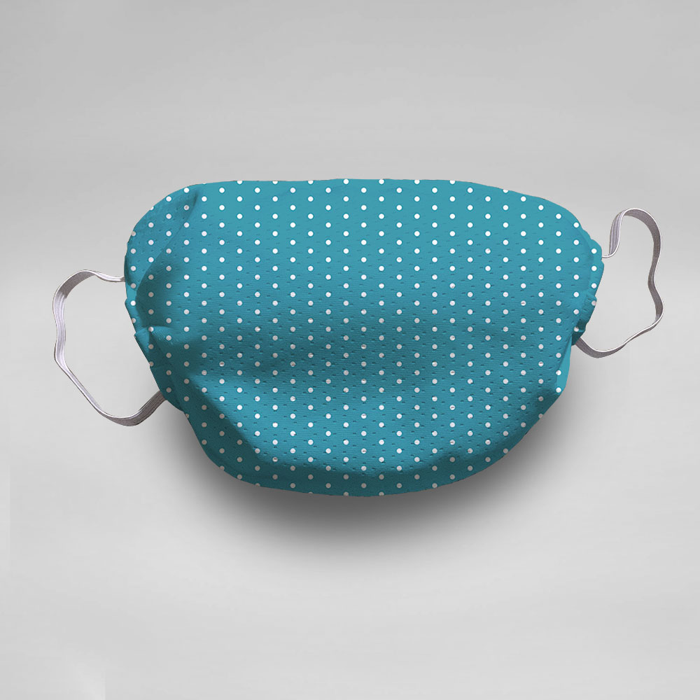 Turquoise Polka Dots Face Mask (5-pack)