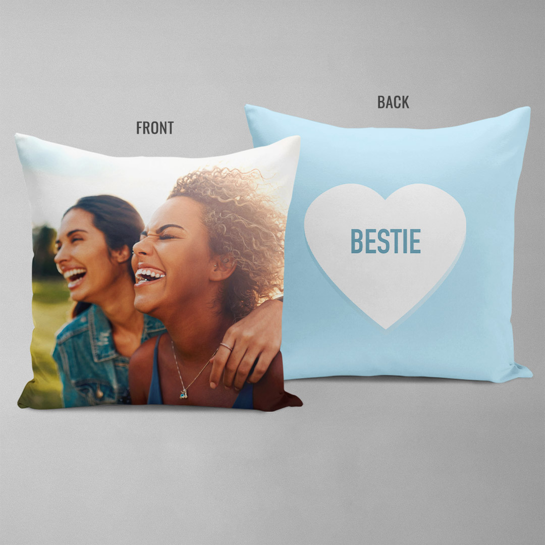 BFFS Double Sided Pillow