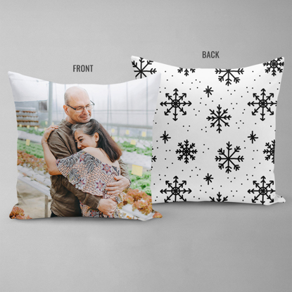 Snowflakes Double Sided Pillow