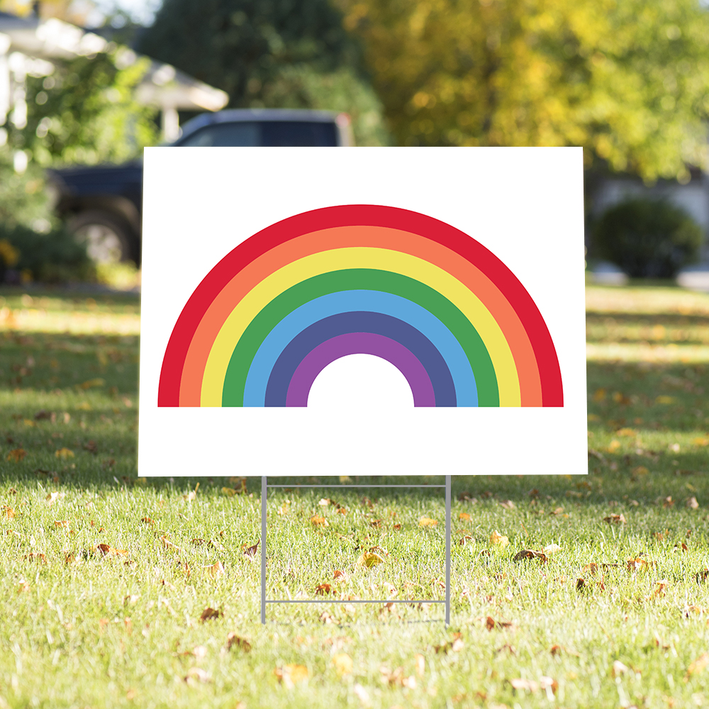 Picture of Rainbow Yard Sign