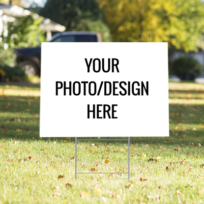 Picture of Custom Photo Upload Yard Sign