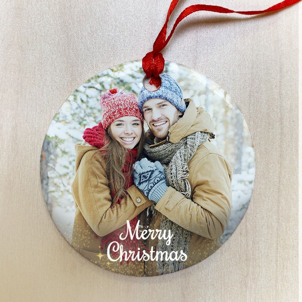 Picture of Merry Christmas Ceramic Ornament