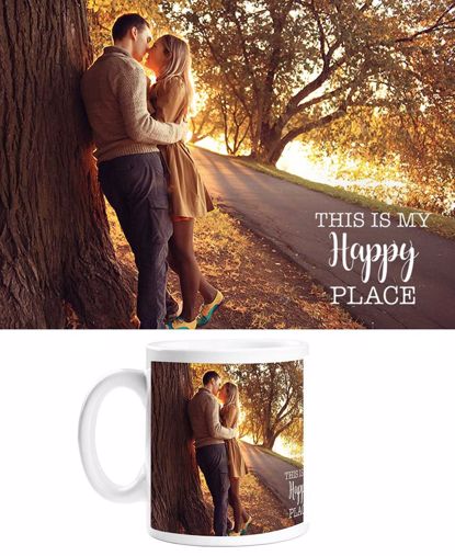 Picture of Happy Place Mug with Custom Image