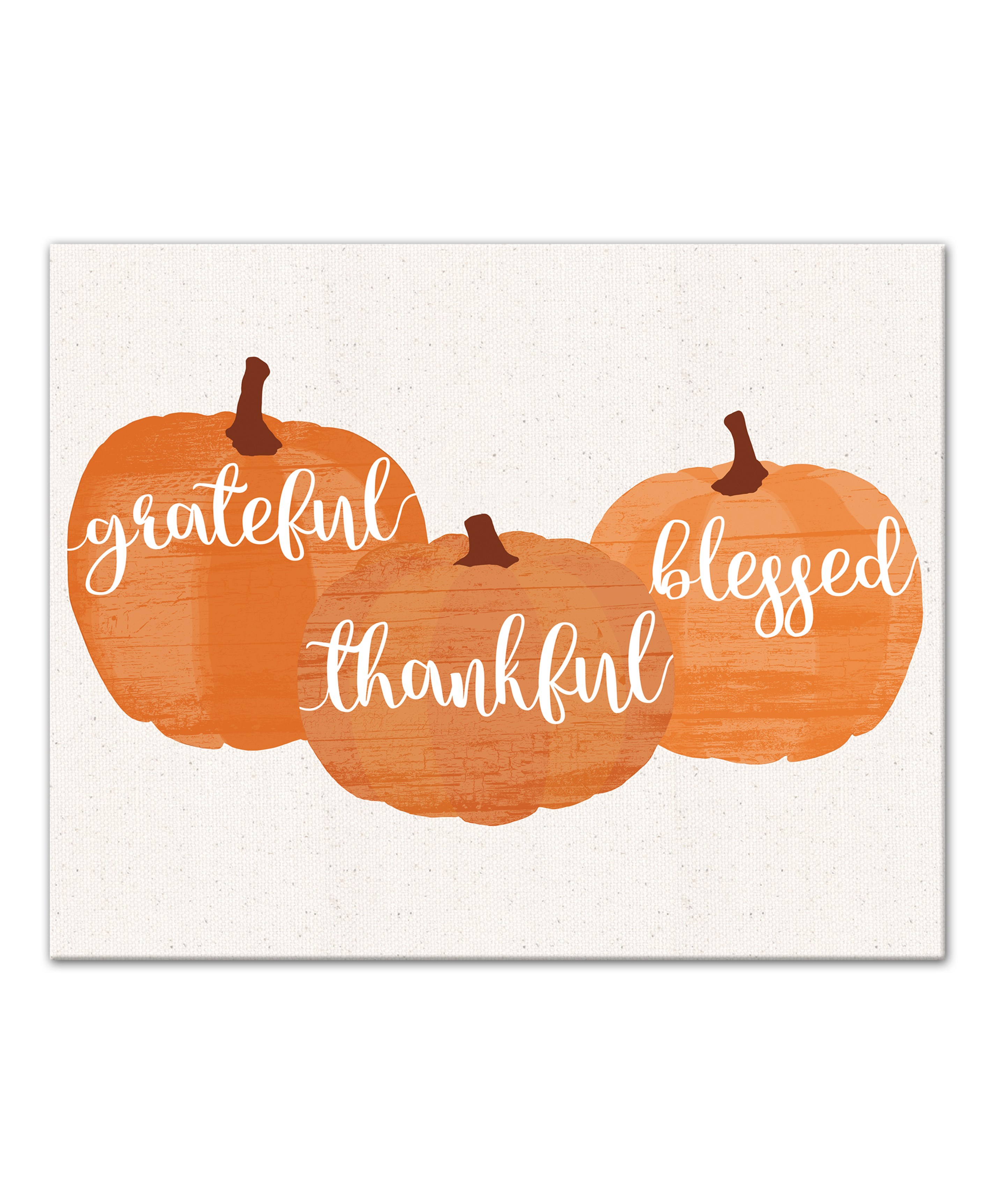 Picture of Grateful Thankful Blessed 16x20 Canvas Wall Art