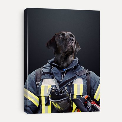 Picture of Firefighter Pet - 11x14