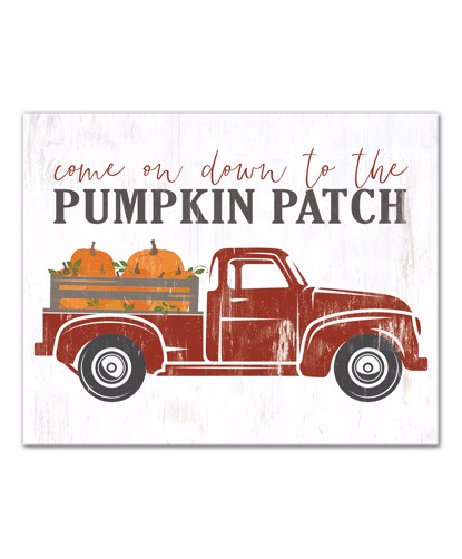 Picture of Come on Down to the Pumpkin Patch 16x20 Canvas Wall Art