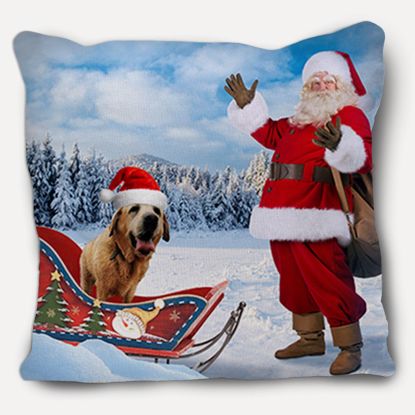 Picture of Adventure Pets Pillow - Santa's Helper