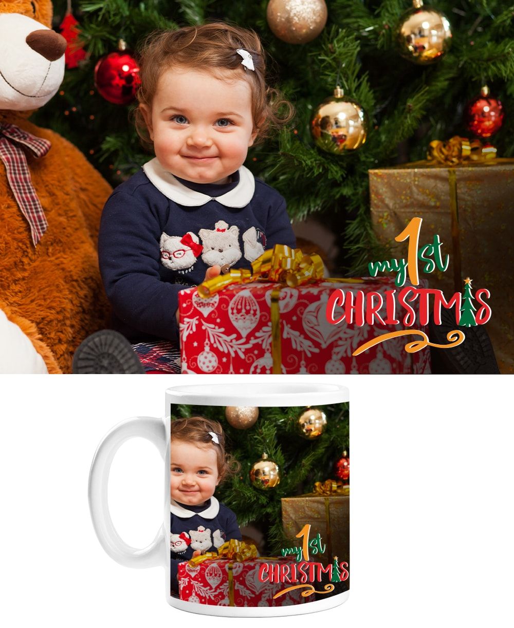Picture of Baby's 1st Christmas Mug