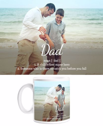 Picture of Definition of Dad Mug with Custom Image