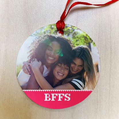 Picture of BFF Ugly Christmas Sweater Ceramic Ornament