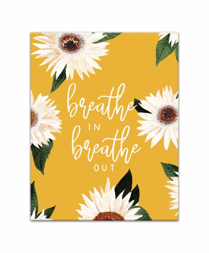 Picture of Breathe In Breathe Out 11x14 Canvas Wall Art