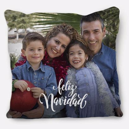 Picture of Feliz Navidad Pillow with Custom Image