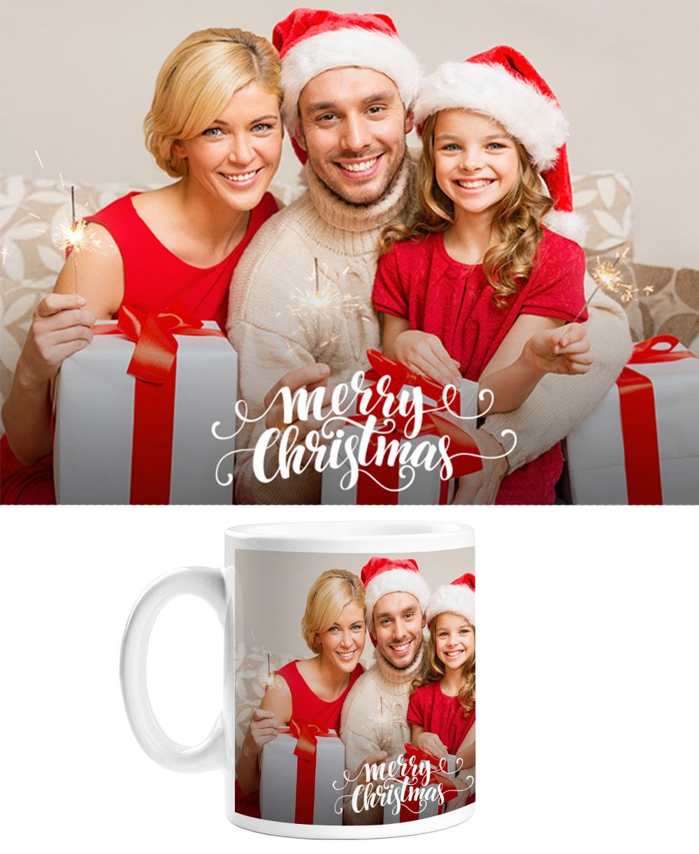 Picture of Merry Christmas Mug with Custom Image