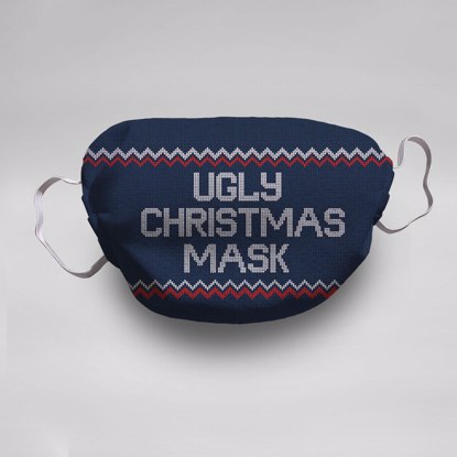 Ugly Christmas Face Mask