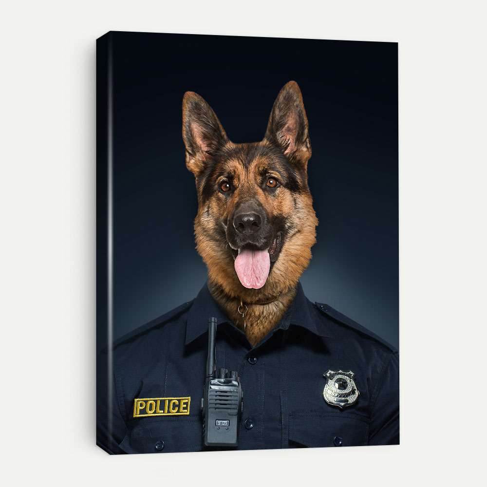 Picture of Police Officer Pet