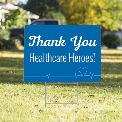 Picture of Healthcare Heroes Yard Sign