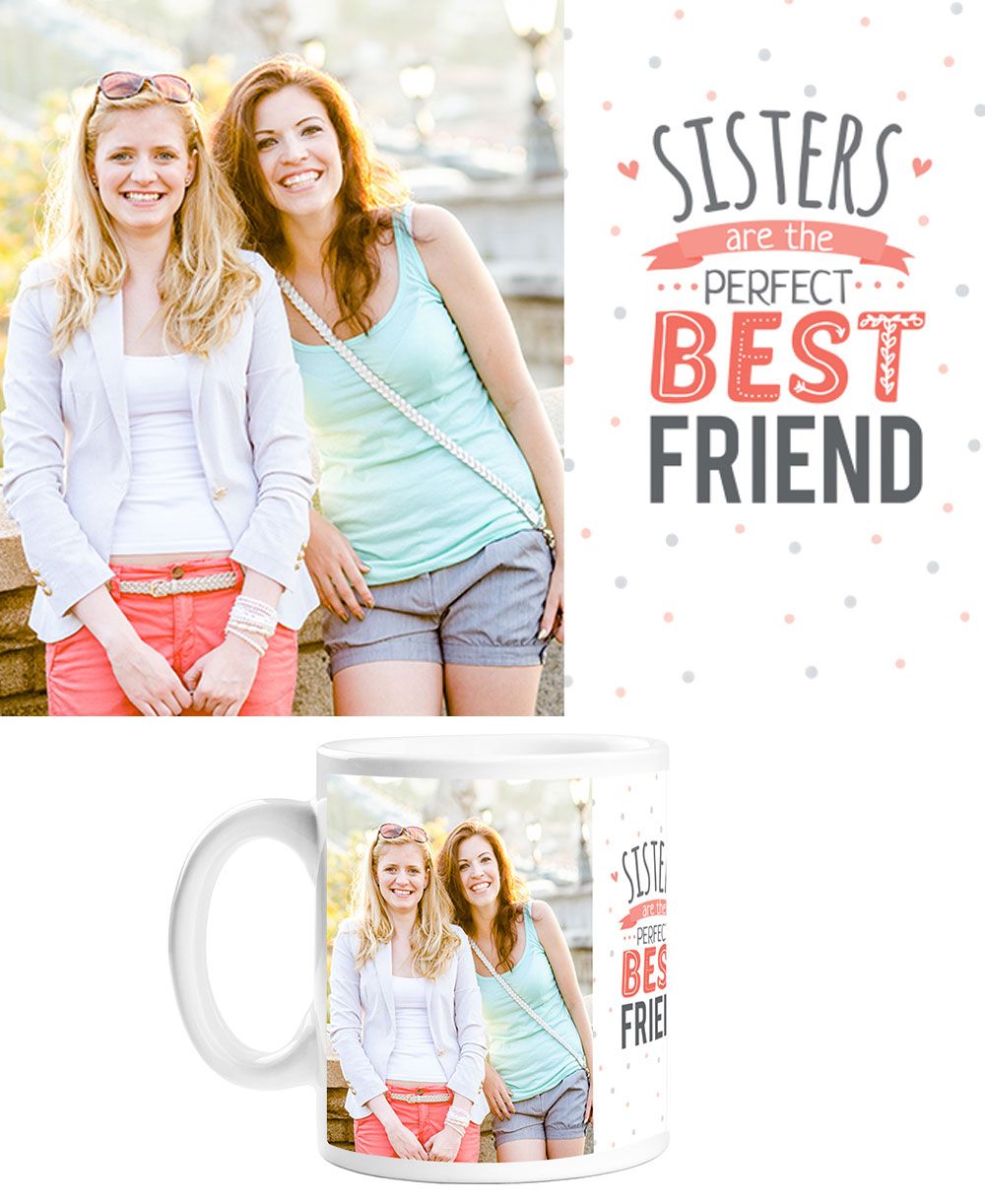 Picture of Personalized Sisters Mugs with Custom Images