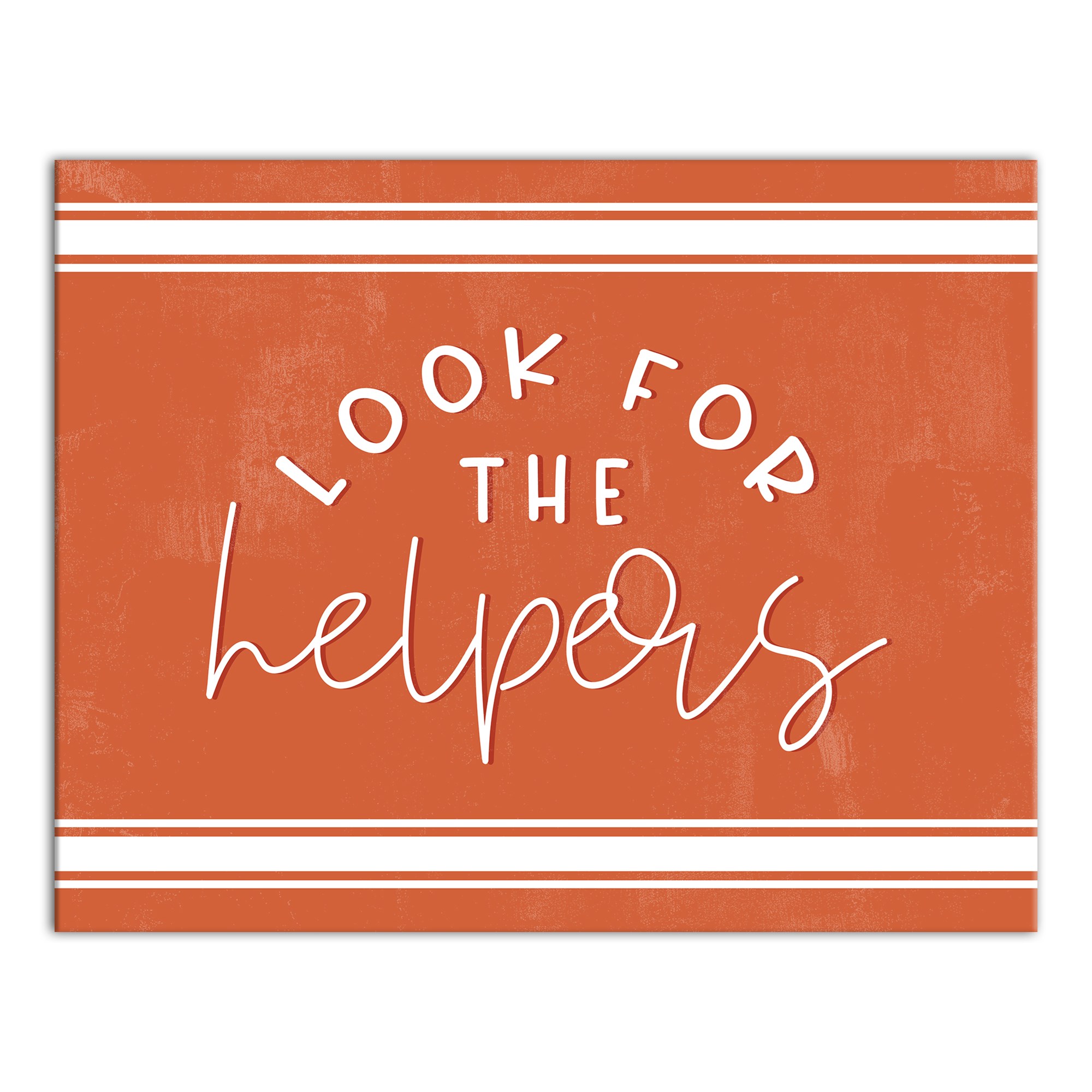 Picture of Look For The Helpers 11x14 Canvas Wall Art