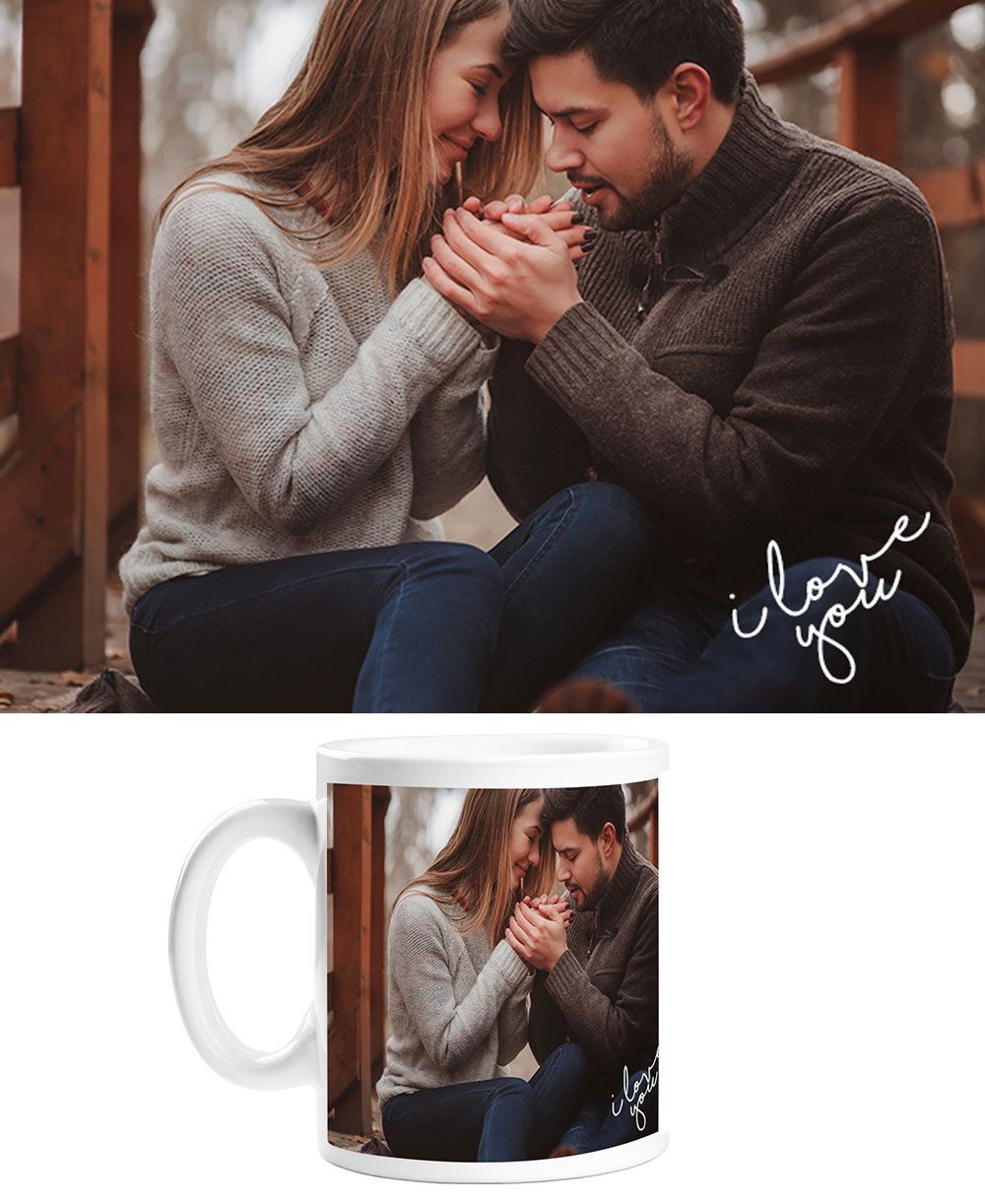 Picture of Custom I Love You Mug with Personalized Image