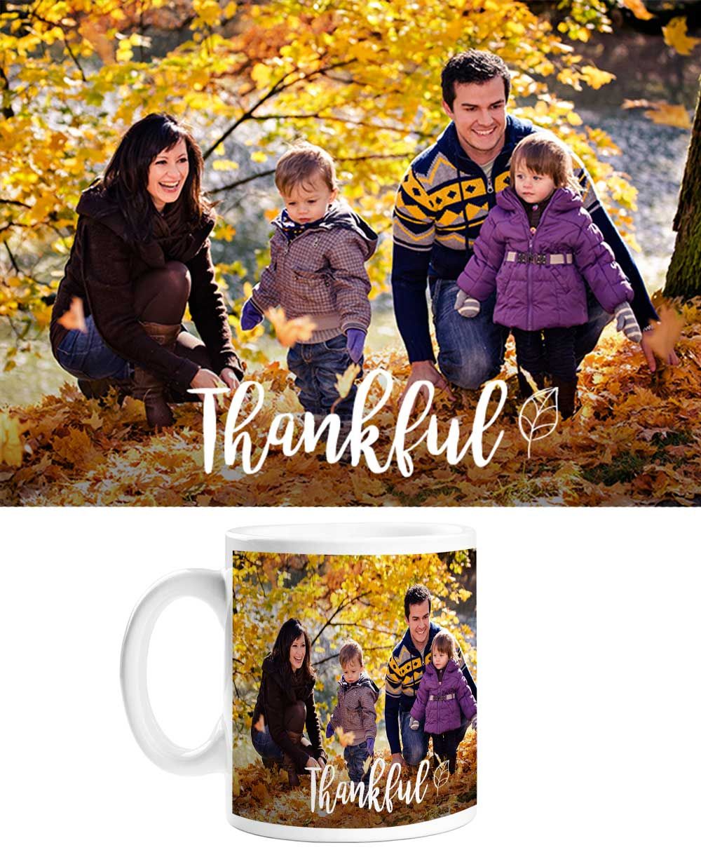 Picture of Thankful Mug with Custom Image