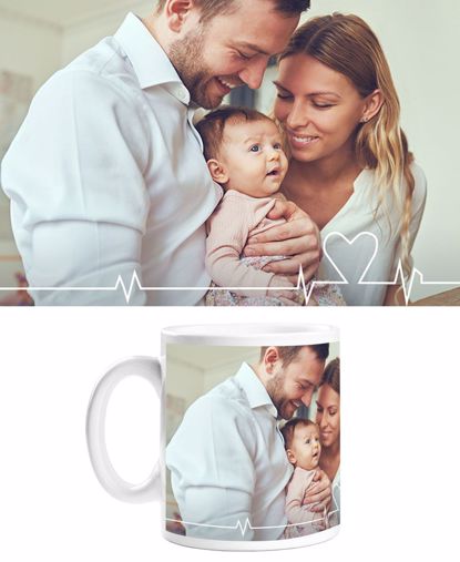 Picture of Heartbeat Mug with Custom Image
