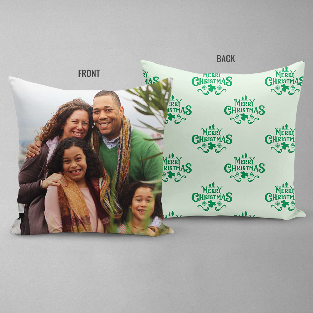 Merry Christmas Double Sided Pillow