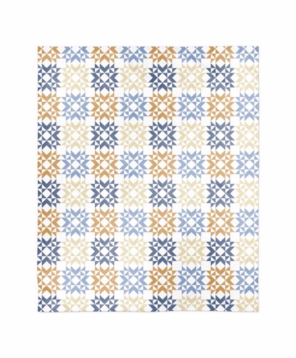 Picture of Fall Barn Star Spice Pattern Blanket