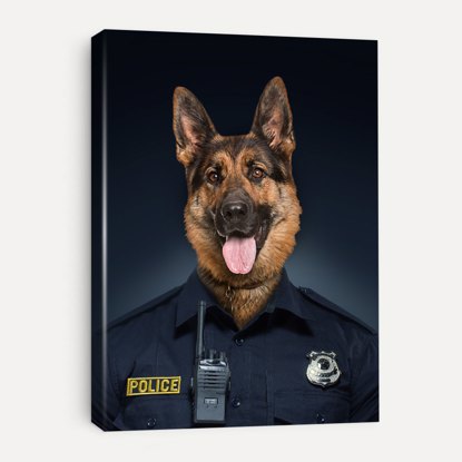 Picture of Police Officer Pet - 11x14