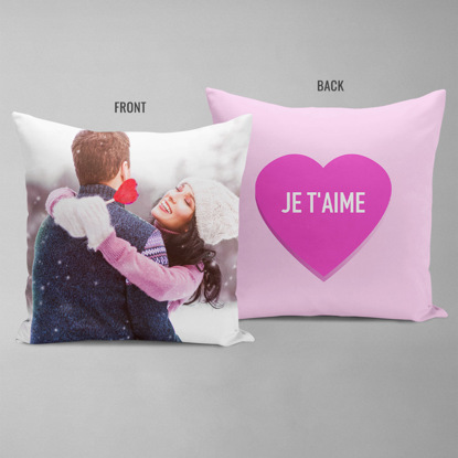 Je T'aime Double Sided Pillow
